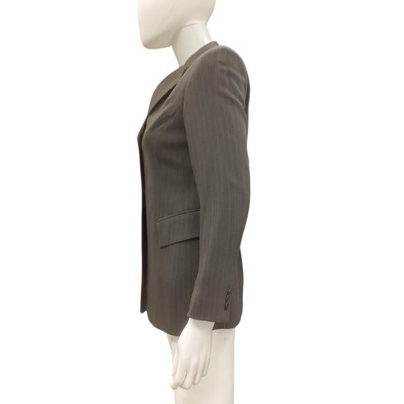 Emanuel Ungaro Petite Blazer Women’s SZ XS Made In Korea Pockets Chocolate Brown - Picture 3 of 5